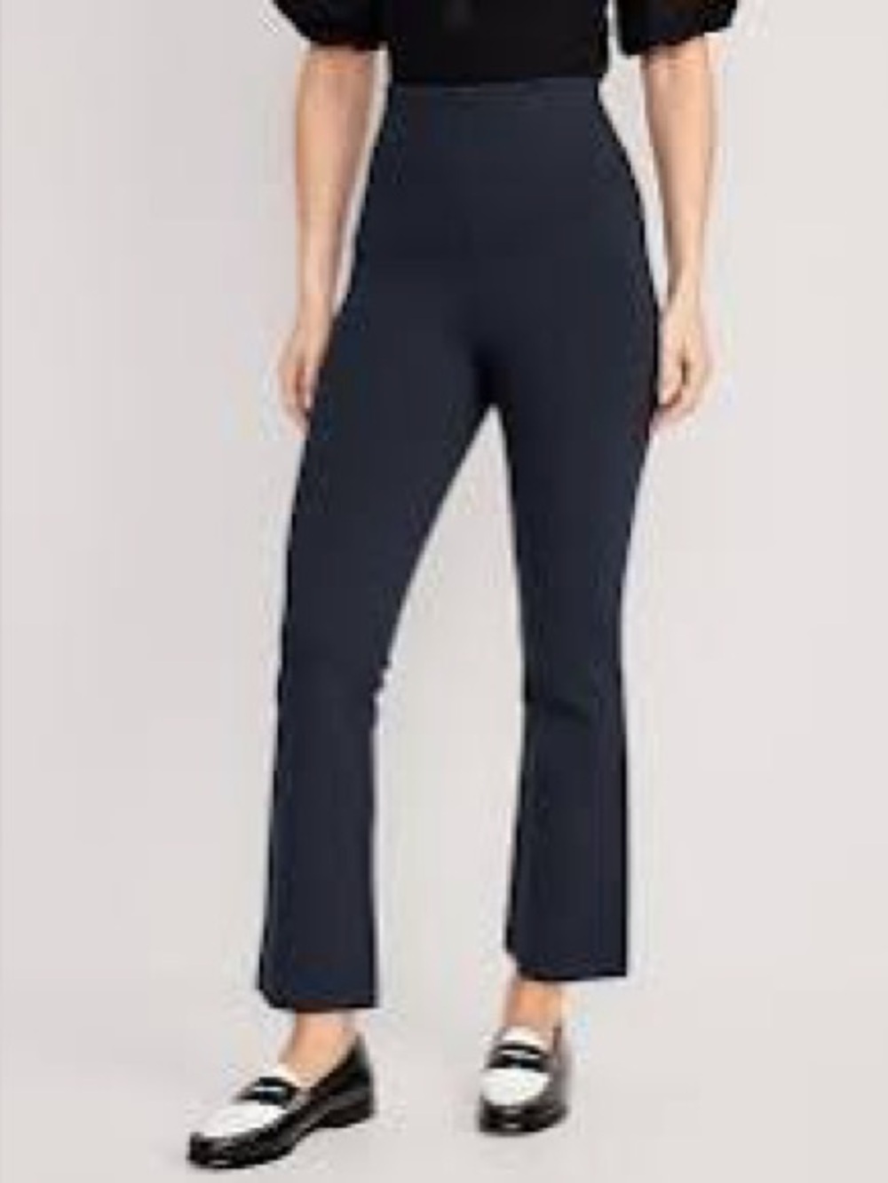 Old Navy Black Stevie Flared Cropped pants XL